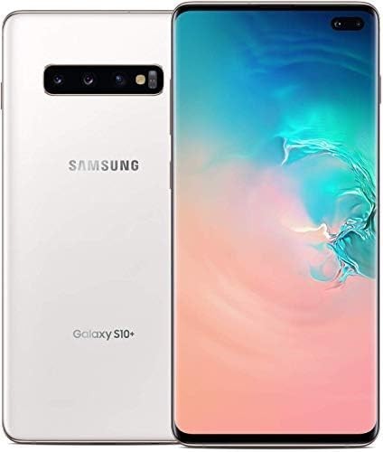 Samsung Galaxy S10+ Plus G975U， 4G LTE， US Version， 128GB， 8GB， White - Unlocked